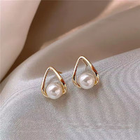 珍珠耳钉女银针小众设计感轻奢耳环2024年新款潮气质高级耳饰品 珍珠耳钉