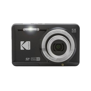 Kodak 柯达 FZ55 便携数码相机 1635万 2.7“屏 5光变 28mm广角 1080P高清 黑色 FZ55黑色