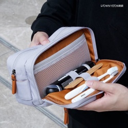 rownyeon朗颜旅行洗漱包简约便携式化妆包旅游出差男女士防水大容量