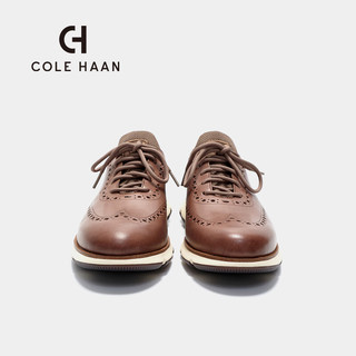 colehaan/歌涵 男鞋牛津鞋 24年春季布洛克雕花休闲皮鞋男C38898 深褐色-C38898 43.5