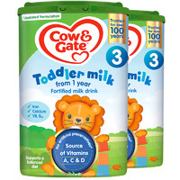 Cow&Gate 牛栏 英国牛栏进口3段配方婴幼儿成长奶粉易乐罐1-2岁800g*2罐