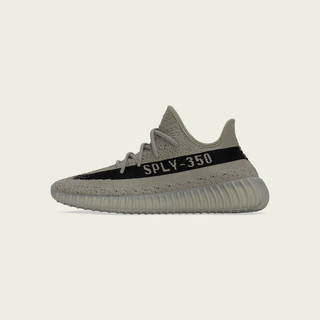 adidas 阿迪达斯 YEEZY BOOST 350 V2 经典运动鞋男女阿迪达斯三叶草HQ2059 军绿/黑 42  选大一码