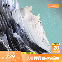 adidas 阿迪达斯 官方三叶草OZELIA KNT W女子经典运动鞋复古老爹鞋 晶白/浅灰 36(220mm)