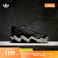 adidas 阿迪达斯 官方三叶草TOP TEN 2010男女经典运动鞋FZ6219 黑/银 41(255mm)