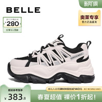 BeLLE 百丽 复古老爹鞋秋季新款女鞋商场透气网面运动休闲鞋Z9D1DCM3