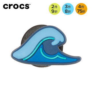 crocs 卡骆驰 智必星洞洞鞋花  海浪