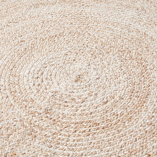 NITORI宜得利家居 简约日式客厅卧室家用圆形地毯ANV019 R130 圆形地毯