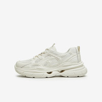 他她（TATA）厚底炸街老爹鞋男士透气休闲运动鞋2024夏季OCG01BM4 米白 40