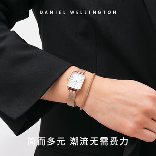 丹尼尔惠灵顿（DanielWellington）dw手镯男环扣系列金属织款手环DW00400679 165mm