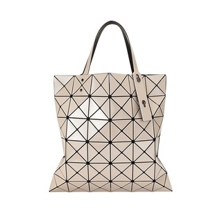 BAO BAO ISSEY MIYAKE 欧洲直邮baobaoISSEY MIYAKE 三宅一生Lucent女士米色单肩手提包