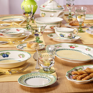 德国唯宝（Villeroy&Boch）法式花园系列 家用油画感餐具 日用精细瓷餐盘碟子 扁碗 苹果 23.5cm 23.5cm