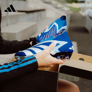 adidas阿迪达斯PREDATOR ACCURACY+ FG男女硬天然草坪足球鞋 深蓝色/白色/浅蓝色 43(265mm)