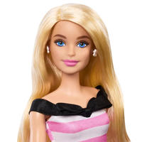BARBIE 芭比泳装 芭比（Barbie）新年女孩玩具过家家玩具-芭比65周年简约庆典娃娃HTH66