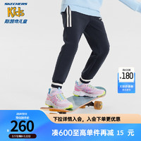 SKECHERS 斯凯奇 童鞋女童运动鞋2023新款女大童鞋春季户外透气网鞋303412L LPMT/樱桃粉色 27.5