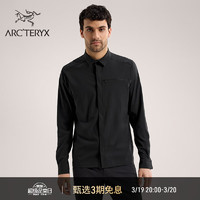 ARC'TERYX 始祖鸟 ARC’TERYX始祖鸟 SKYLINE LS SHIRT 轻量透气 男子 长袖衬衣 Black/黑色 L