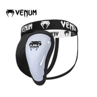 Venum 毒液 COMPETITOR 综合格斗泰拳拳击护裆护具搏击格斗成人男女 白色 L