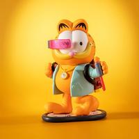 泡泡玛特 Garfield未来幻想系列盲盒玩具生日礼物单盒