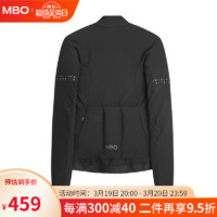 MBO/迈森兰 迈森兰（MBO） 女子气质抓绒长袖骑行服光年秋冬新款公路车骑行上衣 黑色 M