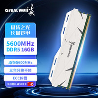 Great Wall 长城 16G DDR5 5600 马甲条 台式机内存条