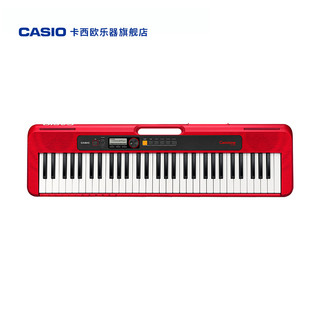 CASIO 卡西欧 CT-S200乐器旗舰店电子琴61键便携式网红爆款小花琴