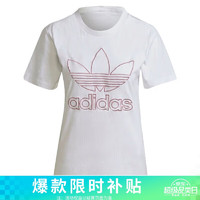 adidas 阿迪达斯 三叶草女装夏季运动短袖T恤H20469 H20469 M