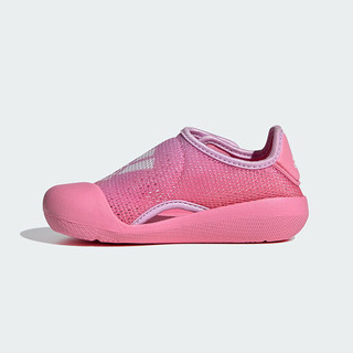 阿迪达斯（adidas）童鞋24夏季「小浮艇」女童宝宝包头凉鞋轻便软底沙滩鞋IE0247婴童 26.5码/9k/适合脚长15.5cm