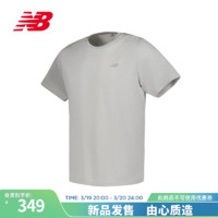 NEW BALANCE短袖24男款休闲舒适运动跑步针织短袖 AG MT41253 XL