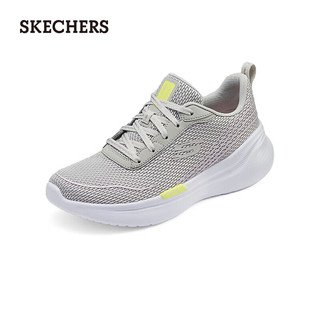 斯凯奇（SKECHERS）云迹跑步鞋女高回弹透气柔软舒适休闲运动鞋150221 灰色/多彩色/GYMT 38