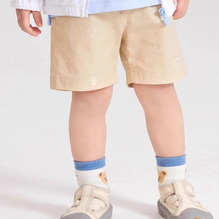 PawinPaw卡通小熊童装2024春夏季男女童可爱舒适长袜针织袜子 Blue蓝色/50 012