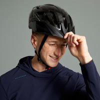 DECATHLON 迪卡侬 山地自行车骑行头盔骑行装备EXPL50-黑色M-2669228