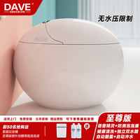 DAVE 麒麟超级蛋形智能马桶一体  至尊版+陶瓷抗菌内置水箱 300/350/400坑距