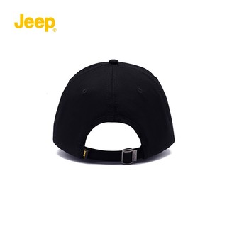 Jeep吉普棒球帽男新款户外透气运动男士帽子防晒遮阳简约纯鸭舌帽 