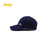 Jeep吉普男士帽子美式棒球帽男大头围遮阳防晒户外运动鸭舌帽 藏青色 均码