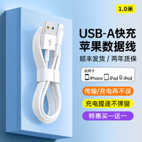 TAFIQ 塔菲克 苹果充电线  1米USB-A快充线  两条装