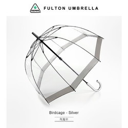 FULTON 富爾頓 王室同款系列 WWBC501 8骨鳥籠型雨傘 Silver