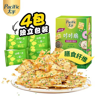 Pacific 太平 咔咔脆咸味饼干洋葱味100g*4