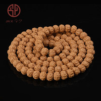 今夕小金刚菩提子手串5五瓣双龙纹爆肉108颗佛珠念珠文玩手链男女士