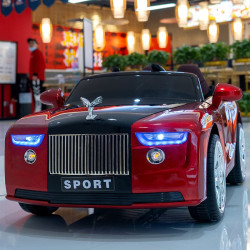 aitong爱童劳斯莱斯儿童电动车四轮汽车可坐人遥控充电电瓶车男女小孩