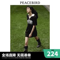 太平鸟女装 太平鸟夏季新款美式POLO领连衣裙A3FAD2421