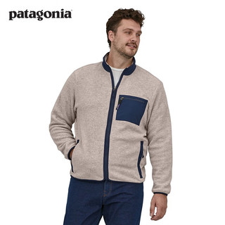 巴塔哥尼亚（Patagonia）男士混纺透气保暖抓绒衣夹克立领开衫外套 22991 Synch OBPL M