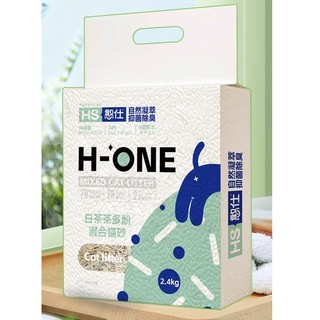 憨仕 白茶混合豆腐猫砂 2.4kg*2袋