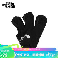 北面 袜子男女通用款户外舒适透气袜7WI1 KX8/黑色