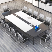 沐哲希办公桌板式简易会议桌长条桌简约现代长方形培训桌 2.0*1.0米会议桌不含椅