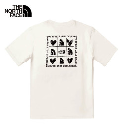 thenorthface北面短袖t恤情侣户外舒适透气t恤春上新8auu米白色qlixl