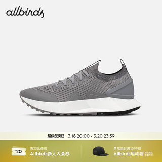 Allbirds Tree Flyer 2（）绿科技轻量跑鞋二代减震厚底运动跑鞋 中灰色 41 男码