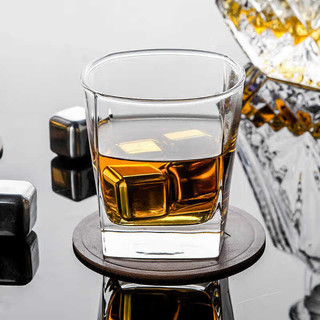 WINTERPALACE威士忌酒杯套装洋酒杯白酒玻璃杯家用啤酒杯子水杯茶杯烈酒杯酒具 6只装160ml