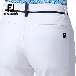 FootJoy高尔夫服装FJ女士春夏运动长裤高性能防晒修身弹力golf裤子 白81979 M