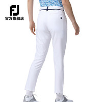 FootJoy高尔夫服装FJ女士春夏运动长裤高性能防晒修身弹力golf裤子 白81979 S