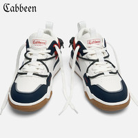Cabbeen 卡宾 面包鞋男夏季潮流新款跑步运动鞋男百搭男士休闲鞋增高鞋子男 米蓝 40