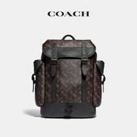 COACH 蔻驰 男士马车图案印花HITCH 双肩包